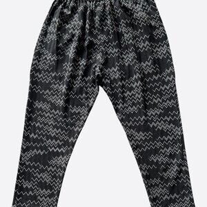 Missoni Black & White Zigzag Graphic Track Pants